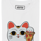 T-shirt Lucky Pizza in cotone biologico