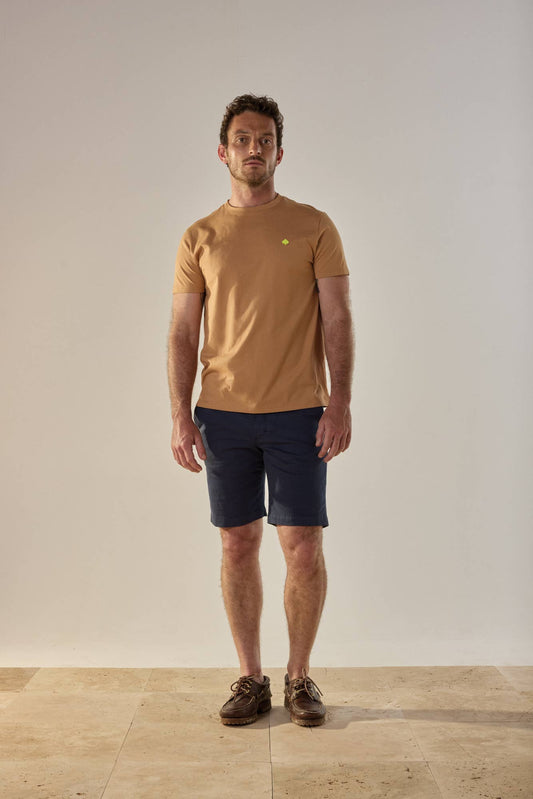 T-shirt Beau Pic in cotone biologico color rame