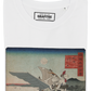 T-shirt unisex in cotone biologico con stampa barca volante
