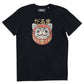 T-shirt Daruma Neko con grafica animalier