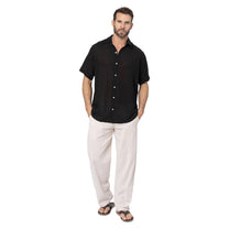 Camicia estiva a manica corta in cotone