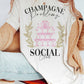 T-shirt grafica Champagne Social Club