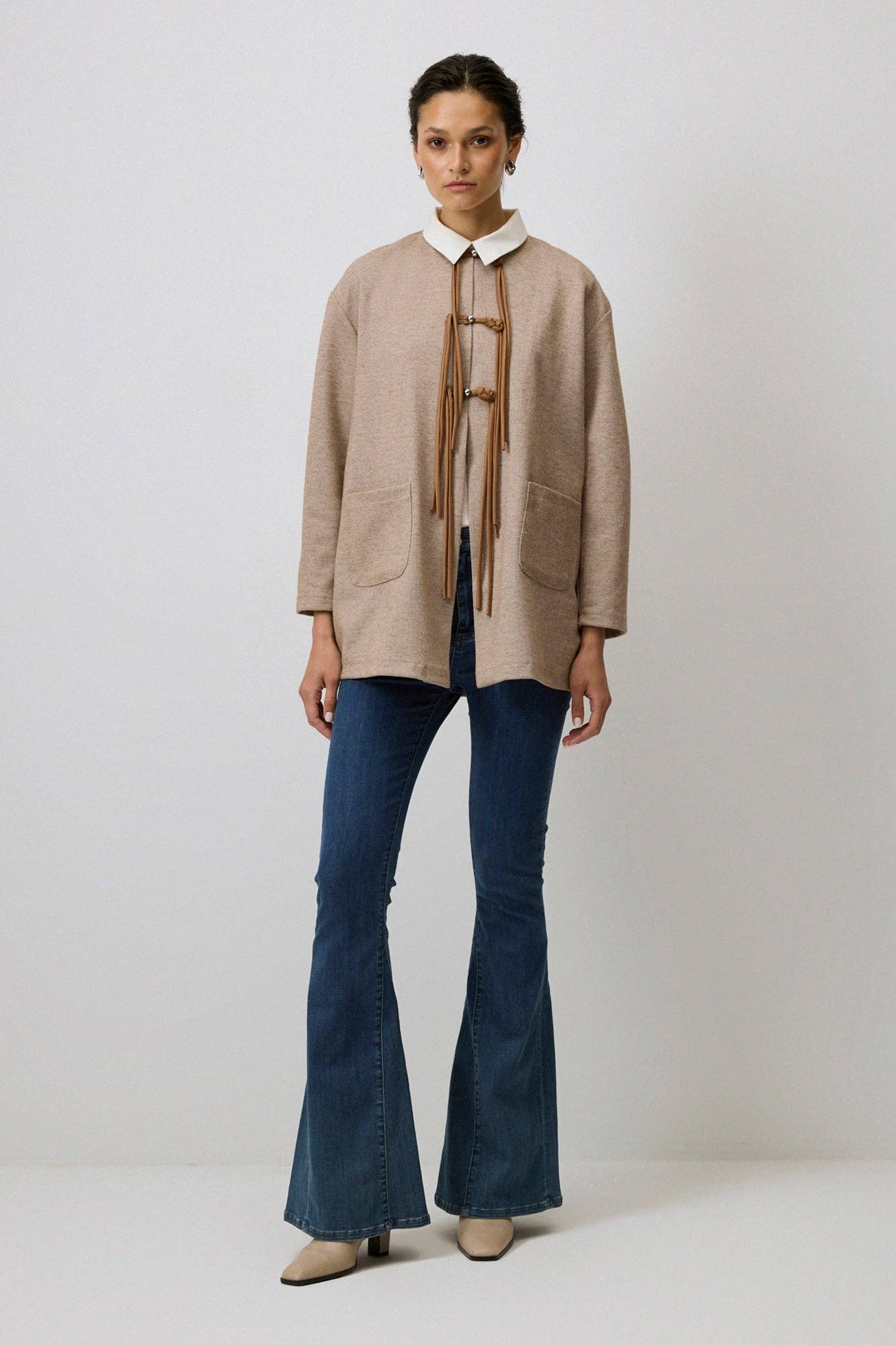 Giacca Cachet con dettaglio fiocco