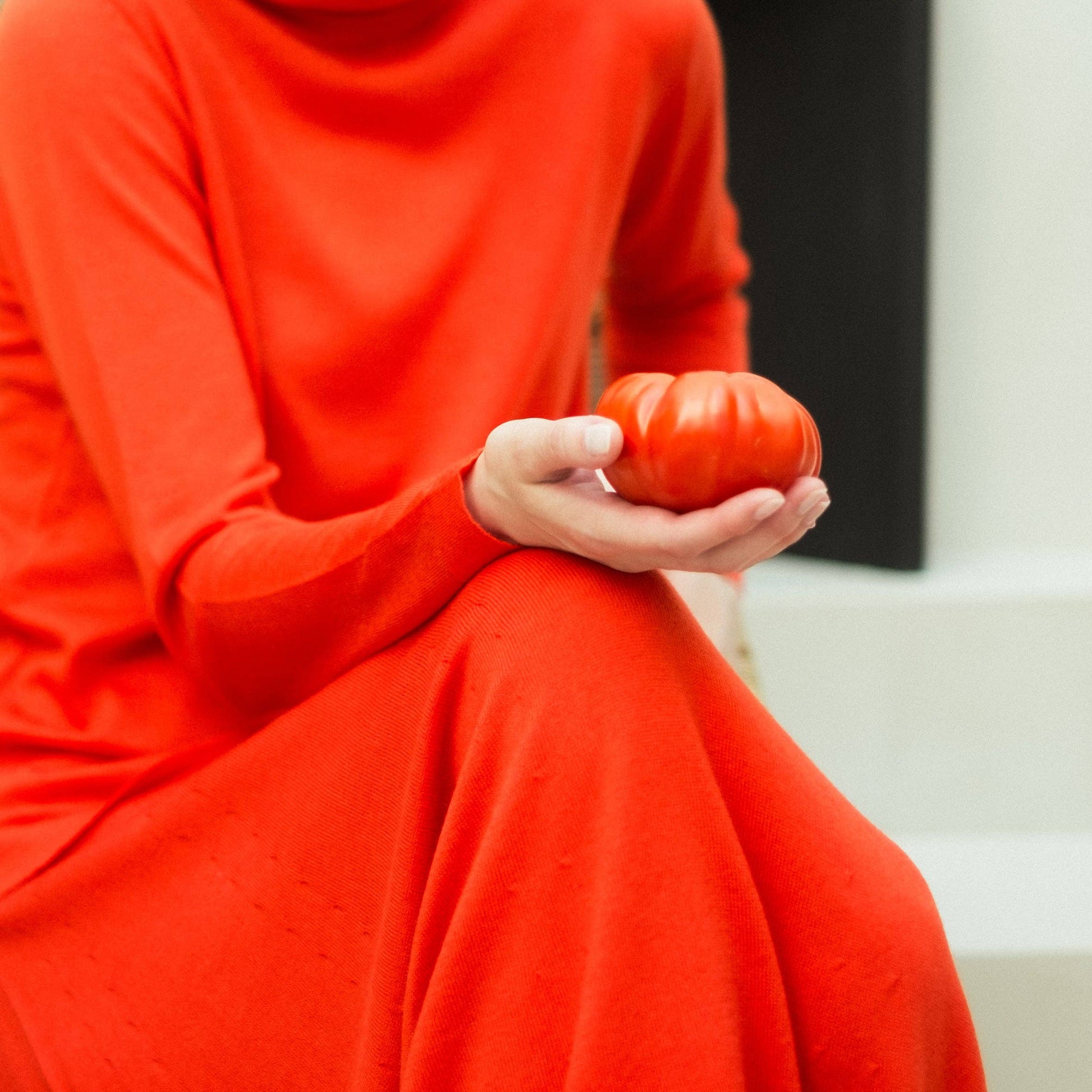 Dolcevita in lana merino extra fine da donna