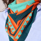 Piccolo foulard in cotone biologico Paola arancione