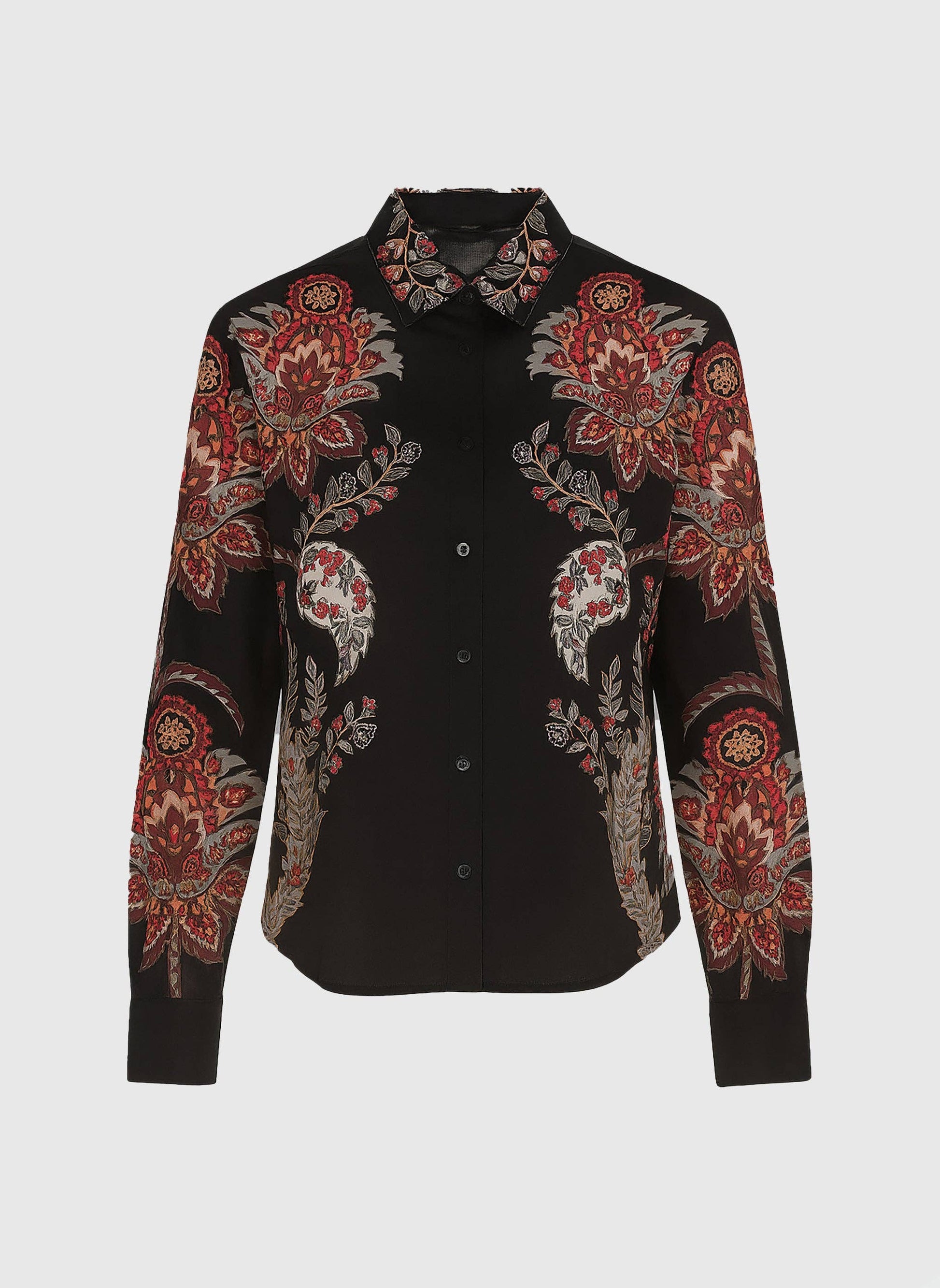 Camicia Alina Multicolore in Popeline di Cotone