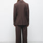 Pantaloni a gamba larga con zip laterale