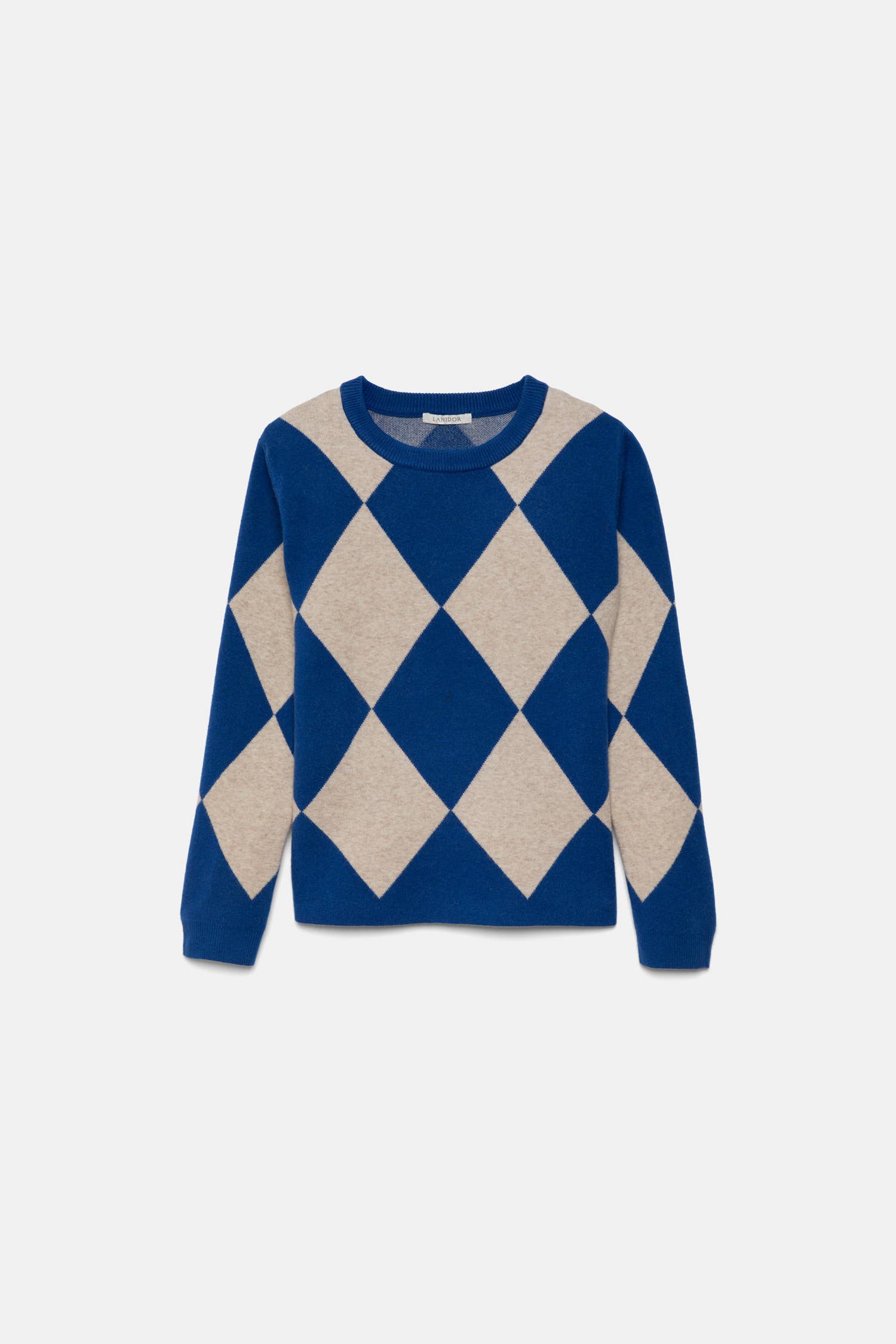 Maglione in maglia con motivo geometrico