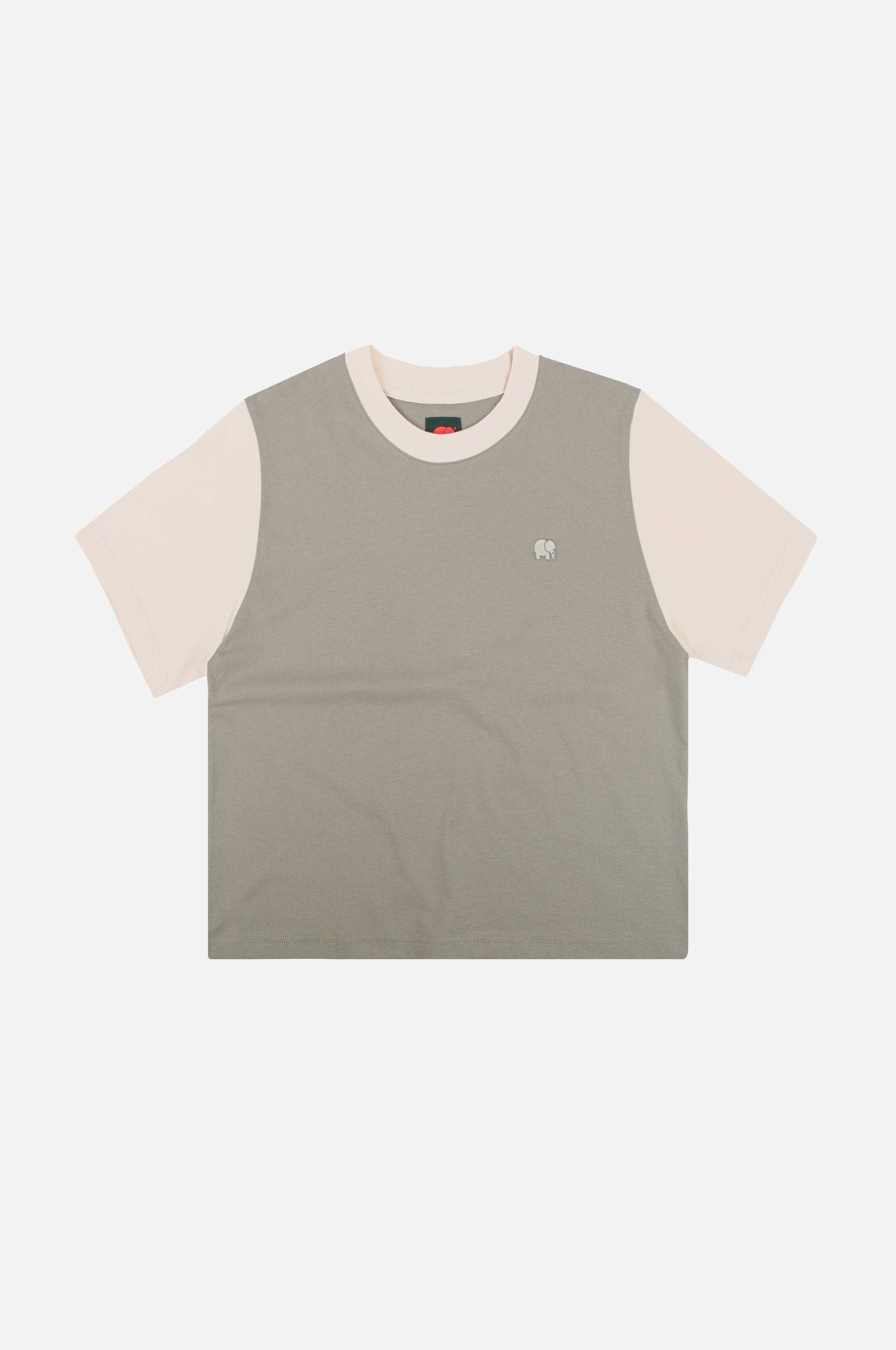 T-shirt corta donna color block Velo di Ferro