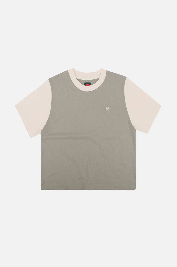 T-shirt corta donna color block Velo di Ferro