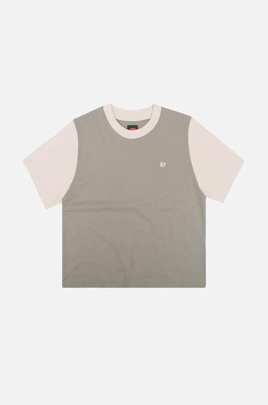 T-shirt corta donna color block Velo di Ferro