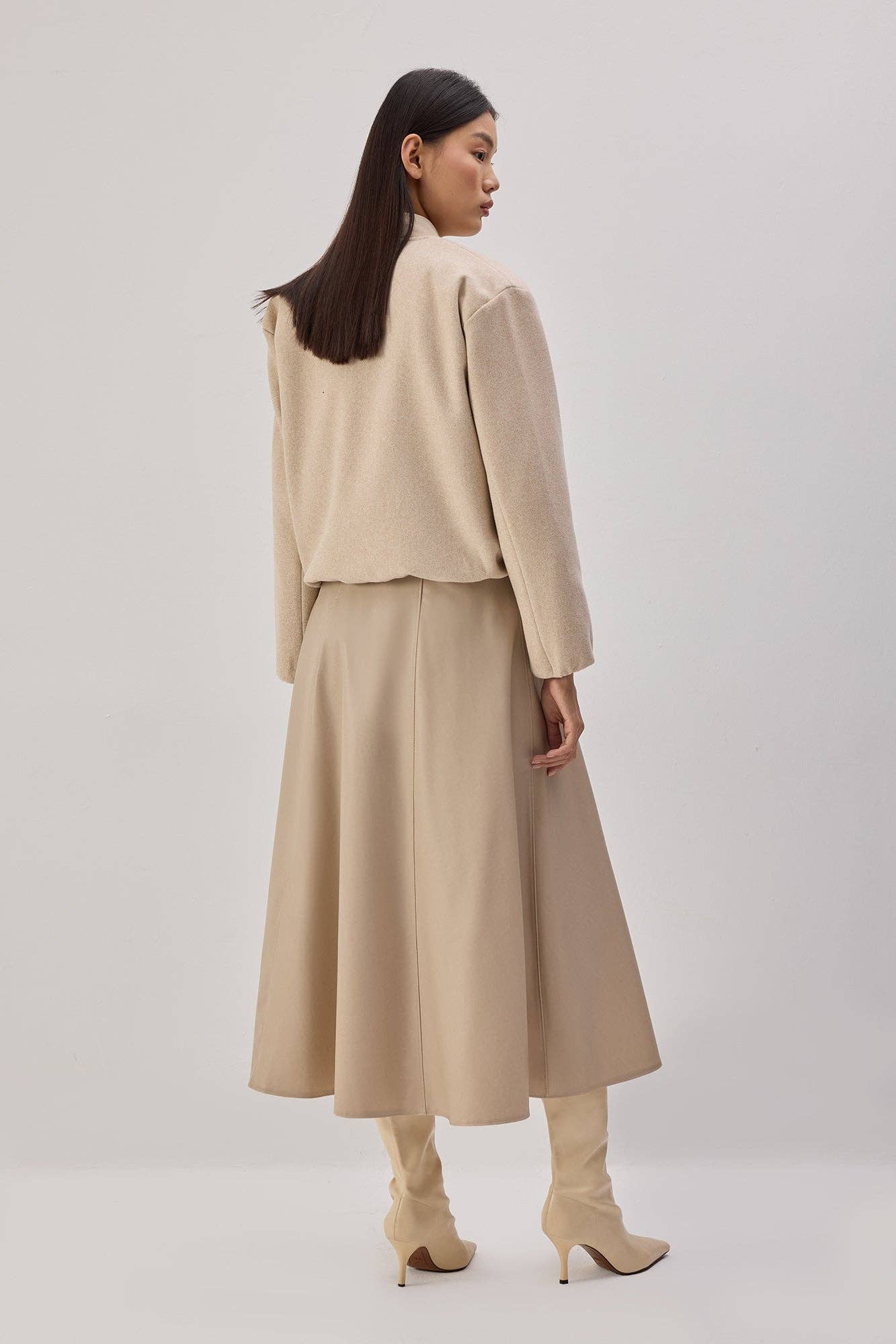 Giacca bomber Cachet color crema