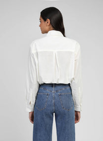 Camicia Selea ecru ricamata