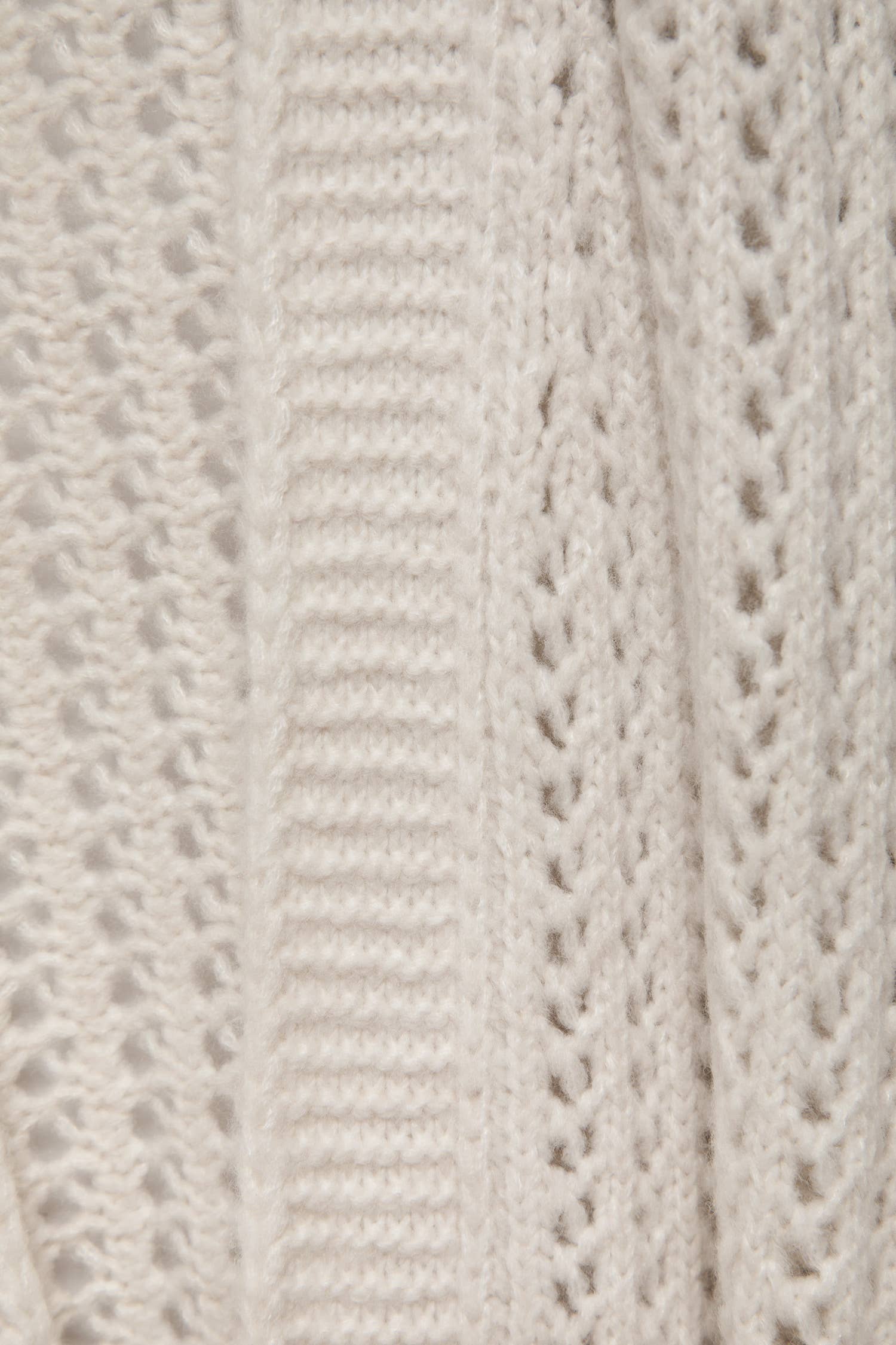 Cardigan in maglia strutturata con cintura