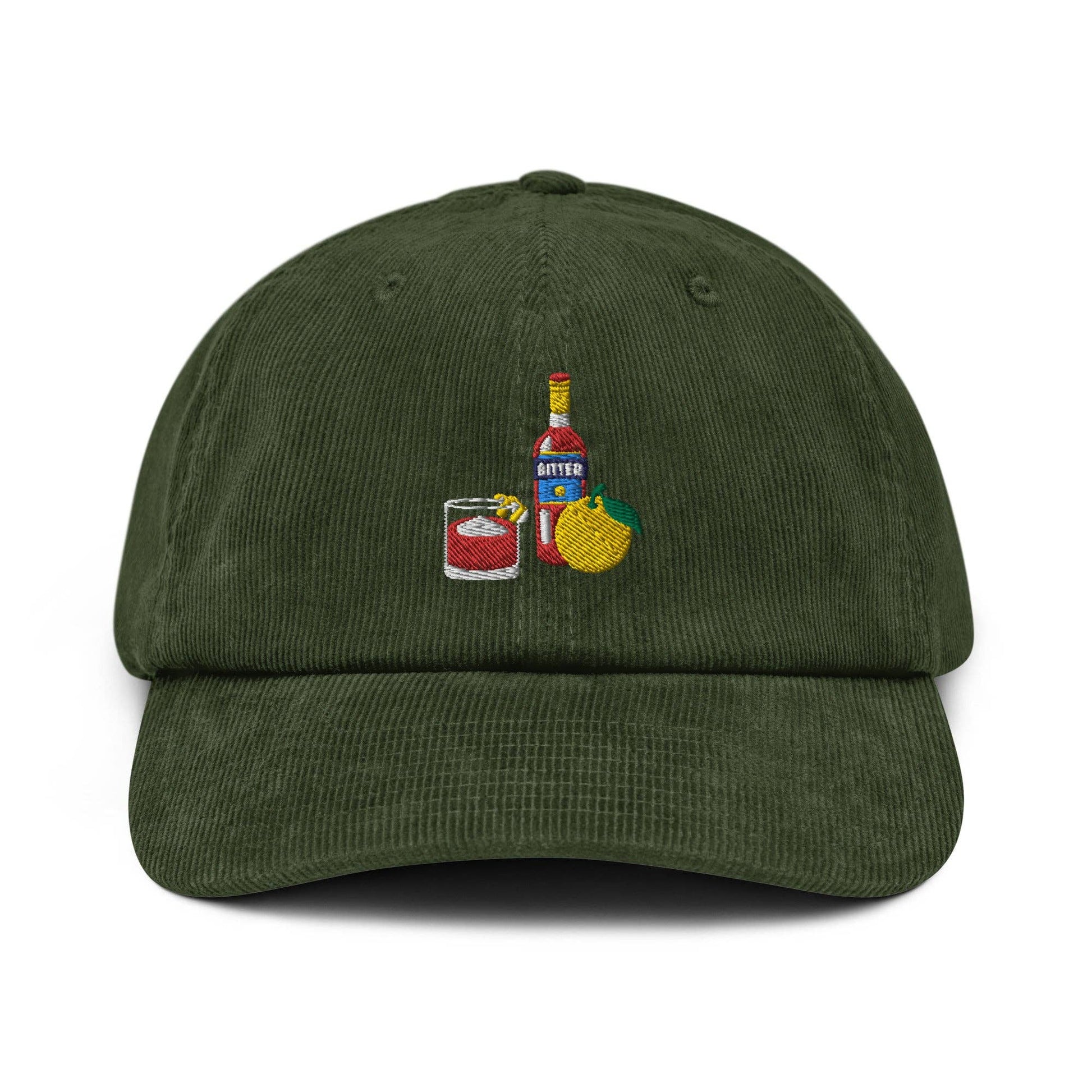 Cappellino in velluto a coste Negroni Cocktail