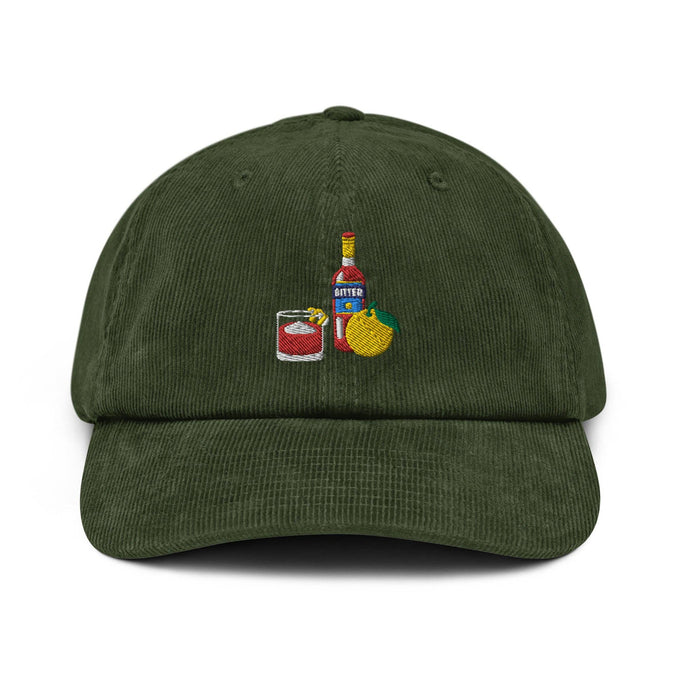Cappellino in velluto a coste Negroni Cocktail