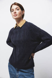 Maglione a maglia strutturata