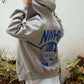 Felpa oversize con zip El Ojo in cotone biologico