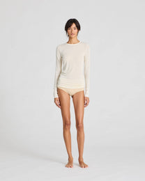 Maglia Thyra in lana bianco sporco