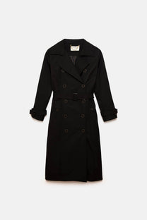 Trench classico doppiopetto con cintura