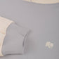 Felpa Oversize con Cappuccio Color Block Donna Steel Haze