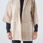 Giacca cardigan in maglia jacquard con tasche