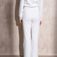 Pantaloni jogger in tessuto matelassé con coulisse