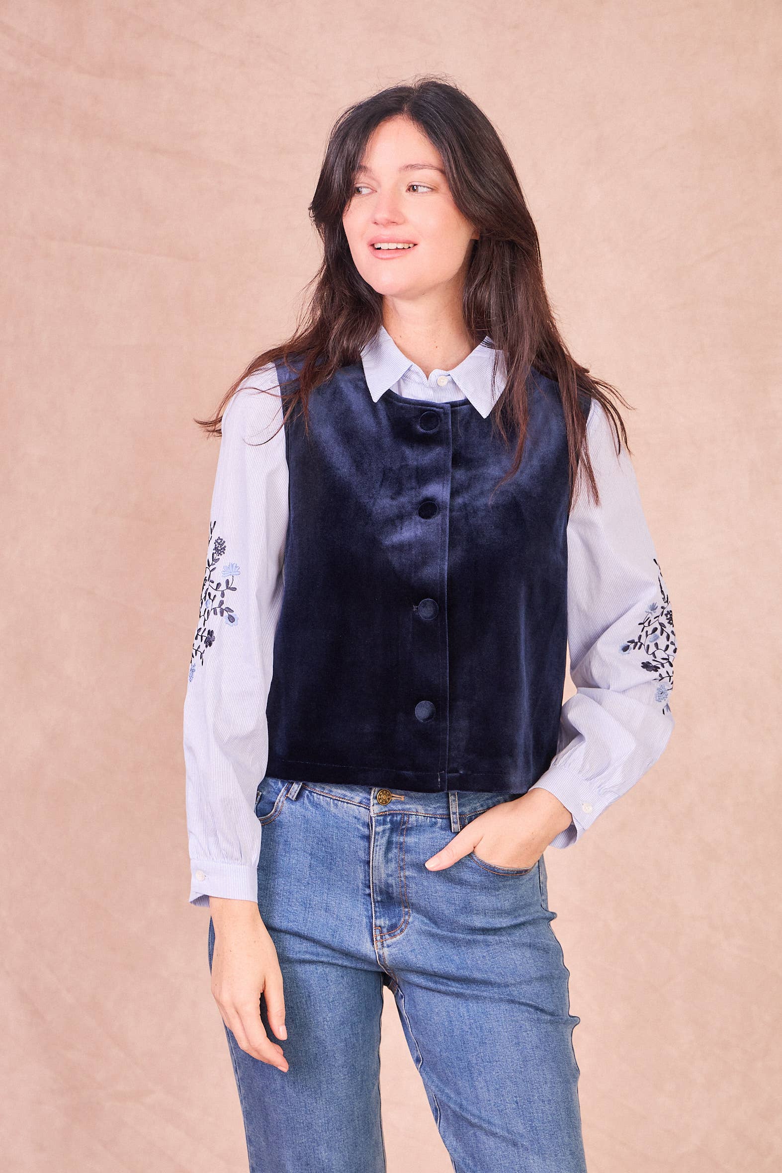 Gilet in velluto Gypsy