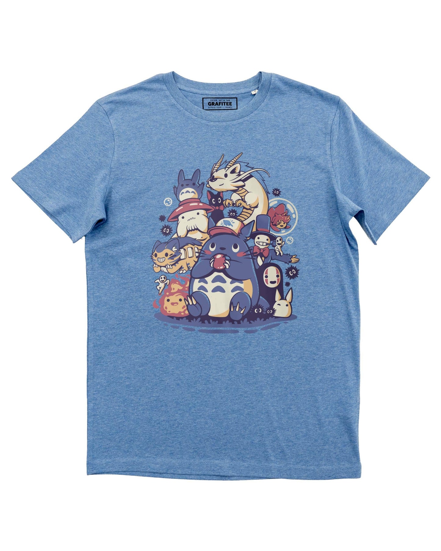 T-shirt con grafica Creatures Spirits & Friends