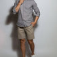 Camicia Oxford grigia antimacchia