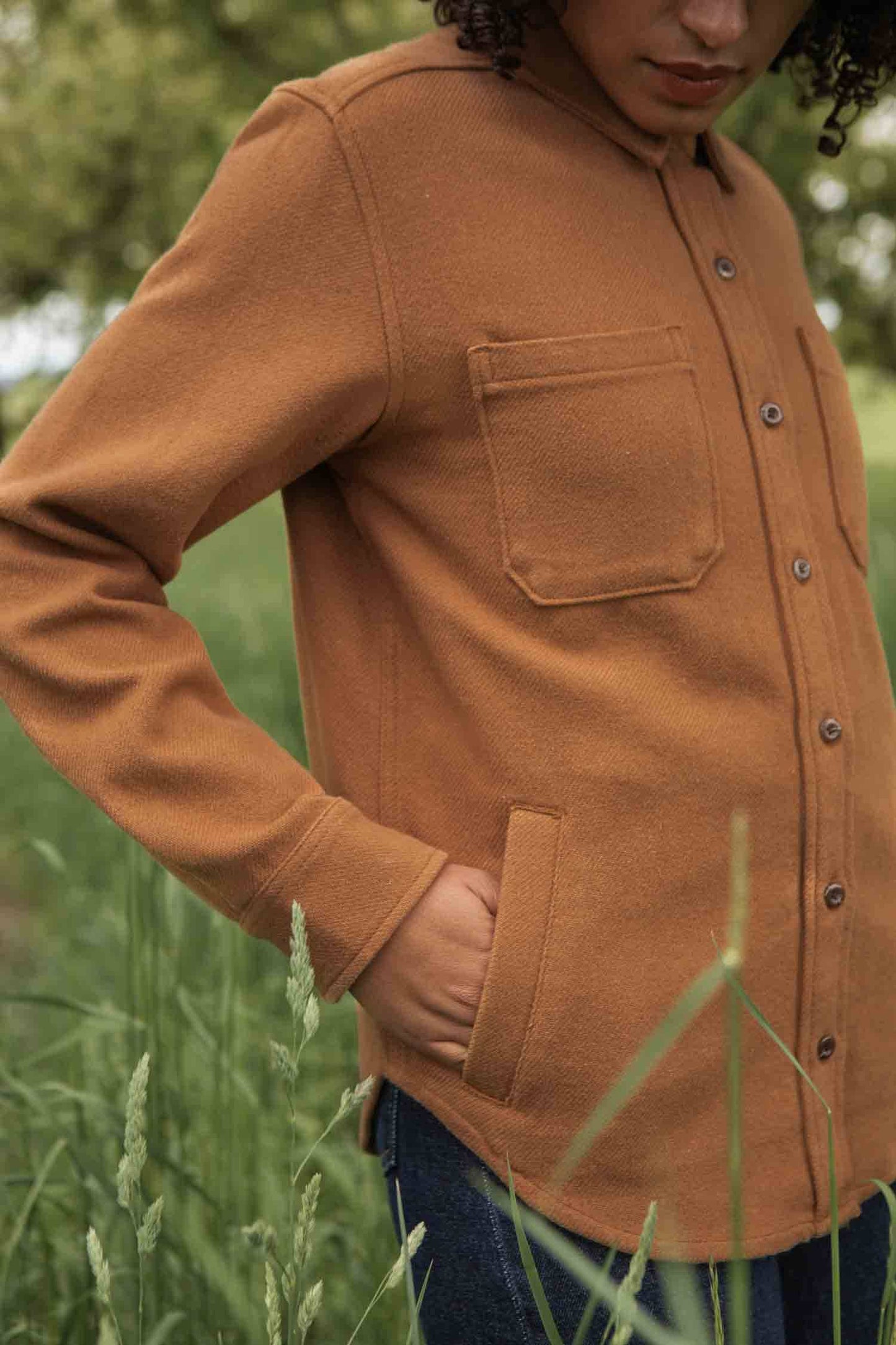 Camicione Dawson color cammello