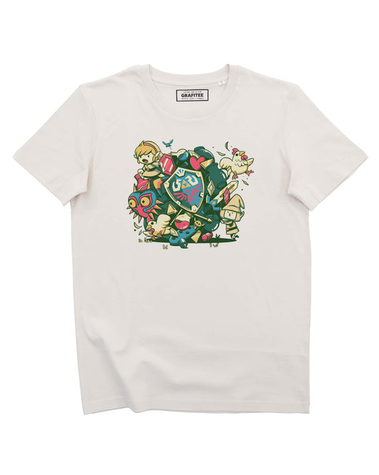 T-shirt Link Katamari con stampa geek