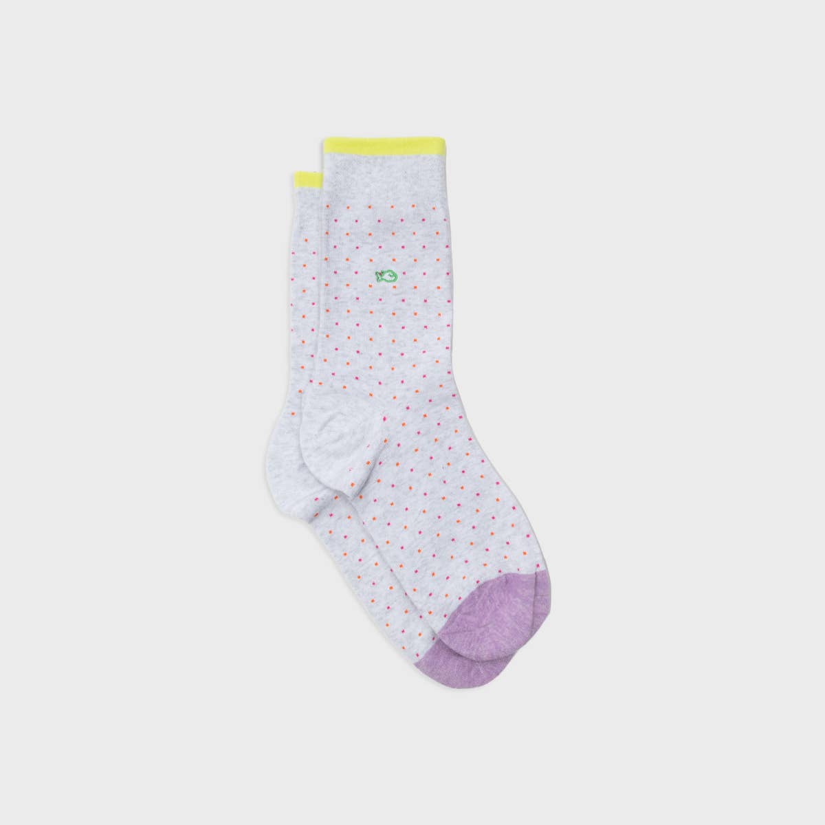 Calze in cotone pettinato a pois colorati Pop