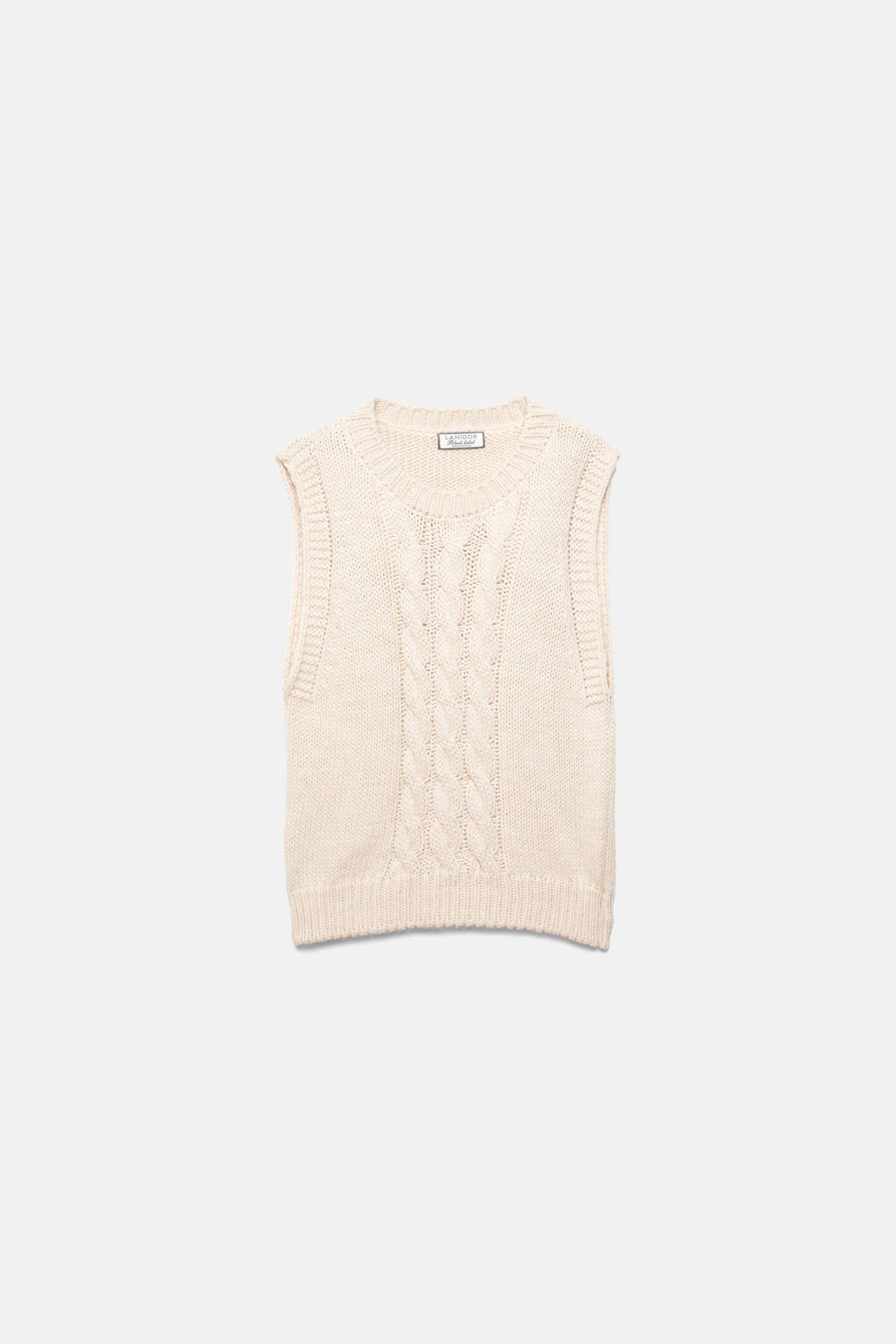 Gilet in maglia strutturata