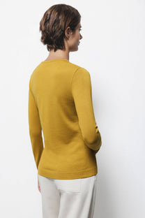 Maglione in maglia rasata girocollo