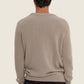 Maglione in maglia grigio in cotone biologico