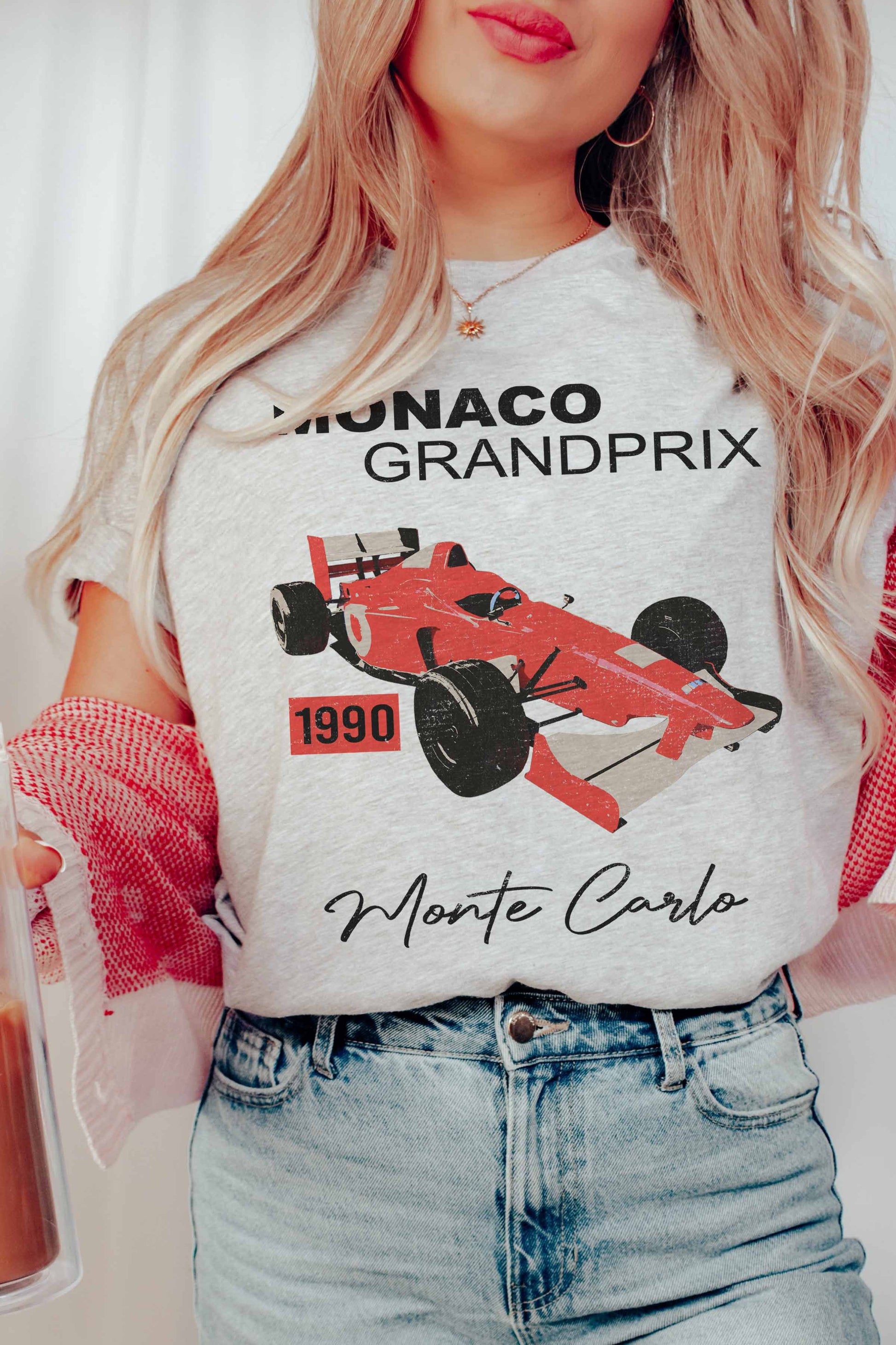 T-shirt grafica Monaco Grand Prix