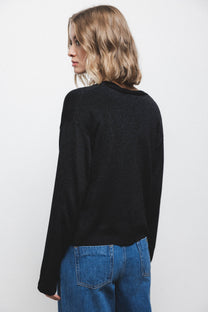 Cardigan in maglia con scollo a V