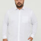 Camicia bianca plus size facile da stirare
