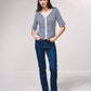 Jeans slim fit a vita alta