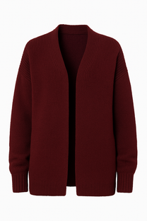 Cardigan oversize in maglia morbida