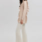 Camicia a righe con balze