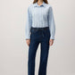 Pantaloni in denim con vita elasticizzata