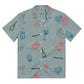 Camicia da piscina oversize unisex "Dolce Vita" con stampa