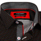 Camicia slim fit elasticizzata con stampa digitale a pois
