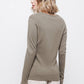 Cardigan in maglia rasata con scollo a V