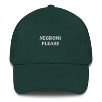 Cappellino Dad Hat ricamato “Negroni Please”
