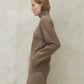 Maglione dolcevita in misto cashmere