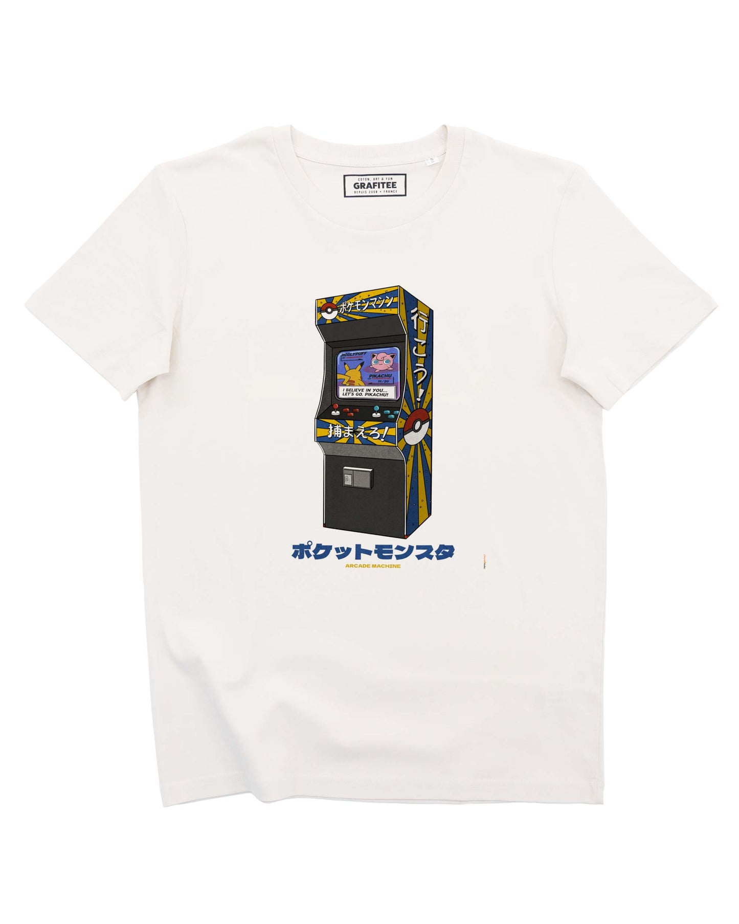 T-shirt Pokémon Arcade in cotone biologico