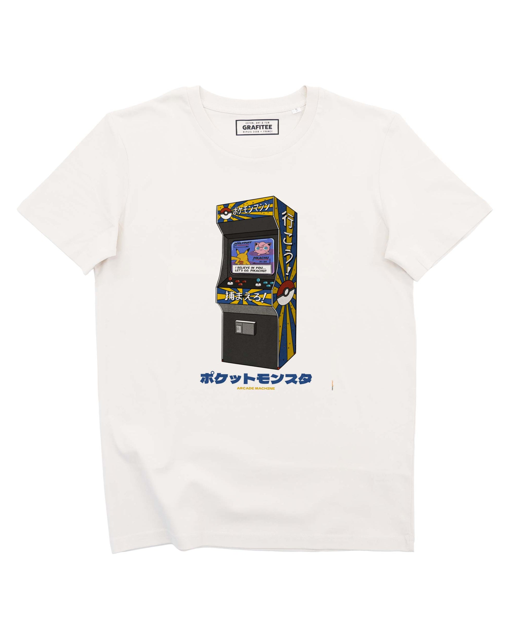 T-shirt Pokémon Arcade in cotone biologico